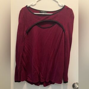 Burgundy Sweater